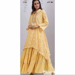 Kurta set with Palazzo/ gharara style pants